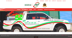 Desktop Screenshot of montanesadedesinfeccion.com